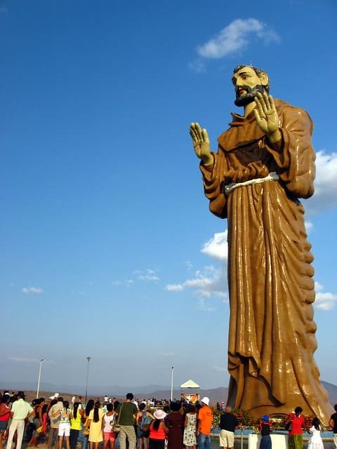 Estátua de São Francisco em Canindé Ceará